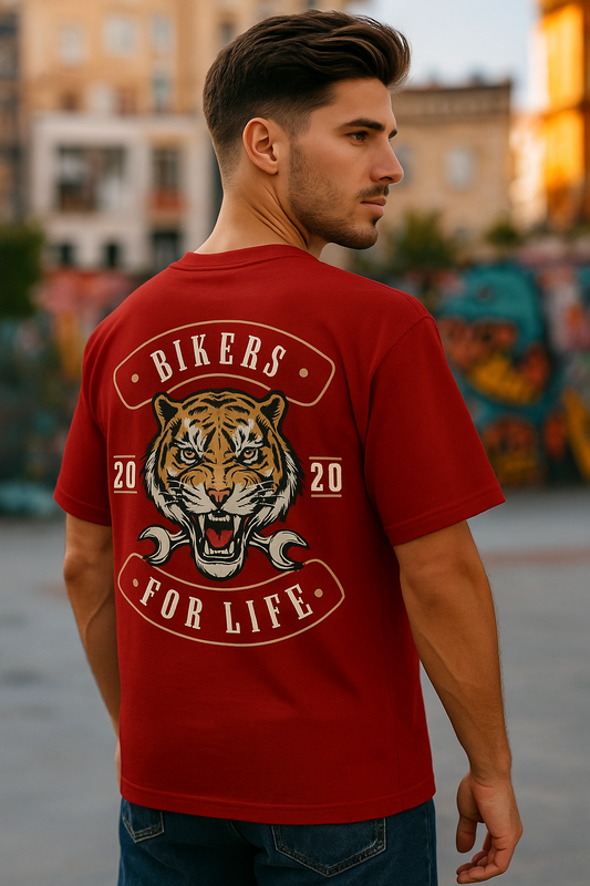 Bikers For Life Oversized T-shirt