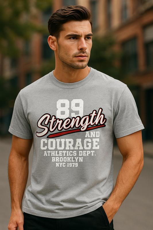 Strength and Courage Classic Crew T-Shirt