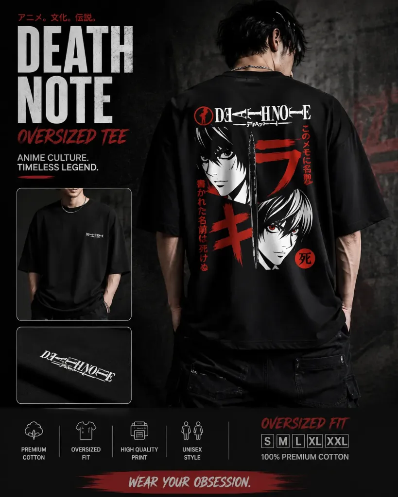 Kira Death Note Inspired T-Shirt